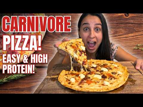 Easy Carnivore Pizza (Chicken Crust, High Protein)