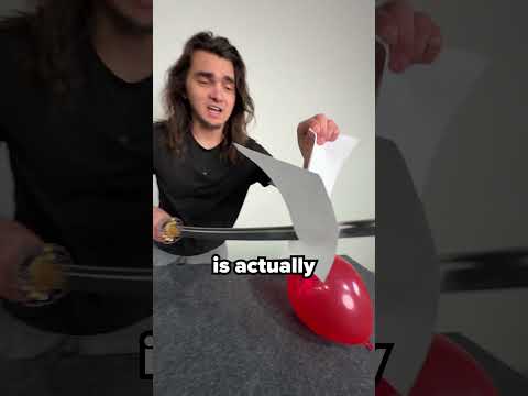 This Sharp Sword Can’t Pop a Balloon… Why? 🤯🎈