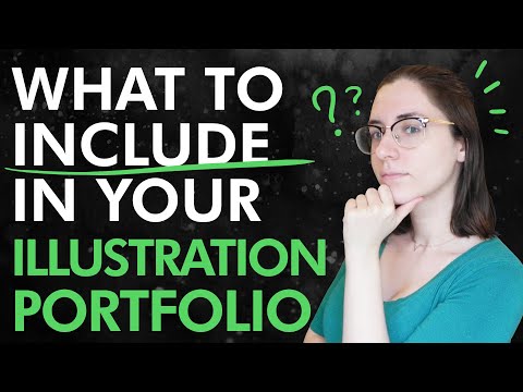 What to include in your portfolio | Illustration portfolio tips