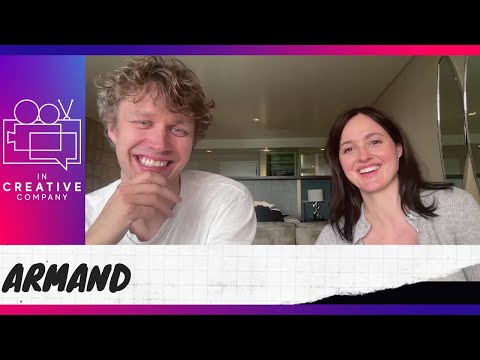 Armand with Renate Reinsve & director Halfdan Ullmann Tøndel