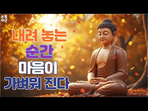 @내려 놓는순간 마음이 가벼워 진다 ㅣ부처님 말씀으로 배우는 삶의 지혜｜인간관계 잘하는 법｜침묵의 힘｜마음 다스리는 법｜불교 오디오 북｜지혜로운 사람 되는 법ㅣ집착을 버려라