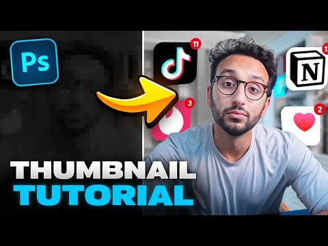 How To Make Thumbnail Like Ali Abdaal in Photoshop!