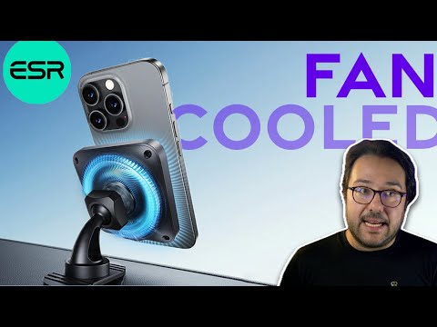 ESR 15W Qi2 MagSafe Car Charger w/ CryoBoost Fan