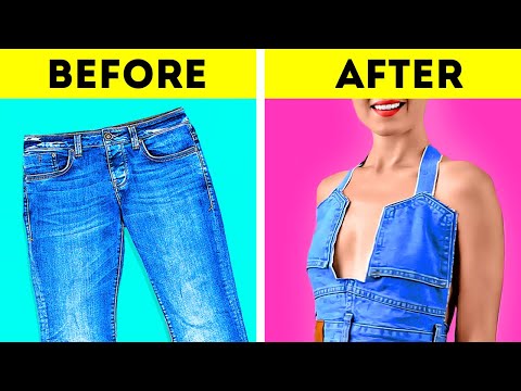 Upgrade your ordinary clothes in a few minutes! || DIY Clothes Нacks