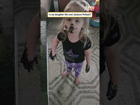 Is my daughter the next Jackson Pollock?