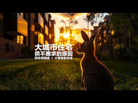 大城市住宅供不應求的原因 #利世民 #實用經濟學 #大寶雪梨來鴻