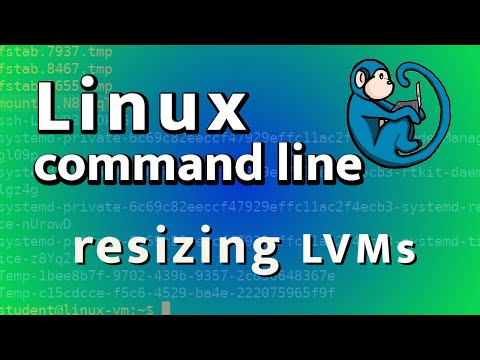 Logical Volume Manager (LVM) - resizing volumes and adding drives
