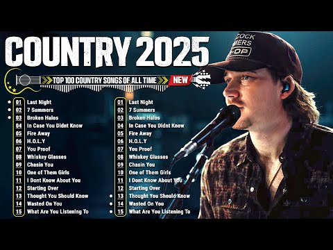 Country Songs 2025 🎧 Morgan Wallen, Luke Combs, Chris Stapleton, Brett Young, Luke Bryan, Kane Brown