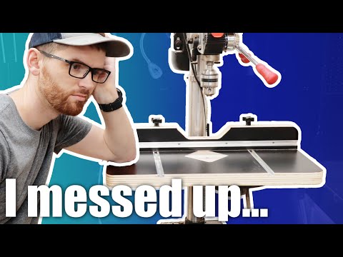 Watch this BEFORE you build a Drill Press Table!