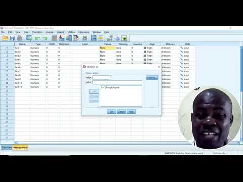 How to code Likert Scale Questionnaire in SPSS for beginners