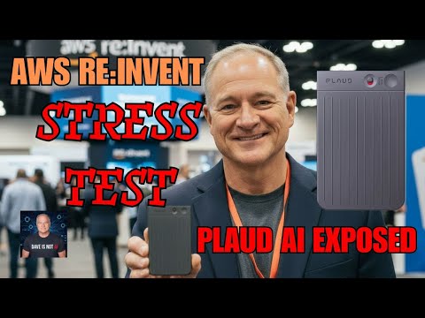 I took a Plaud AI note-taking device to AWS Re: Invent, and this happened.