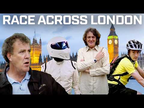 Jeremy vs Richard vs James vs The Stig: RACE Across London! | Top Gear Classic
