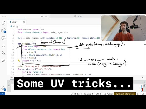 Some tricks with UV and a new Python project: uvtrick!