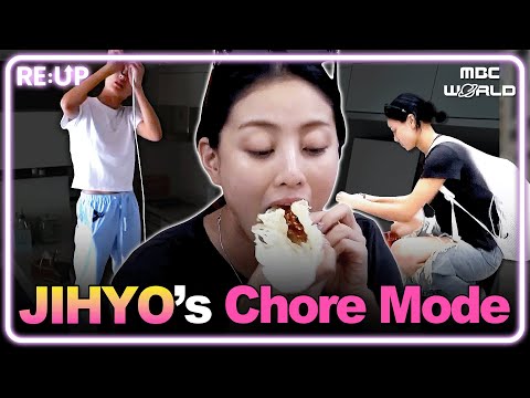 [Sub] Jihyo’s Bossam & Beer Boost⚡️ Speed Chores at Home! #TWICE #ILIVEALONE