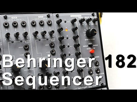 Behringer 182 Sequencer ~ review & some other sequencers
