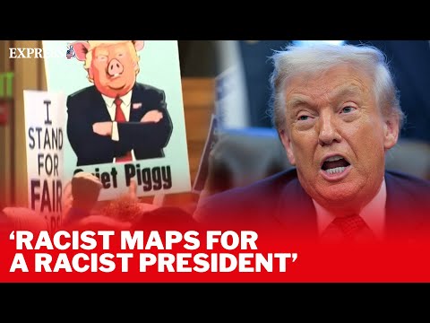 Indiana protestors crowd capitol building to PROTEST Trump's redrawn maps