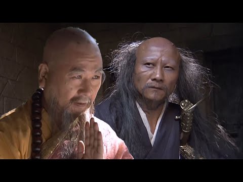 Kung Fu Movie! The villain, with his vicious methods, was ultimately defeated by the old monk!