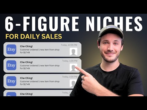 6-Figure Niches for Daily Sales on Etsy (My Niches Revealed)