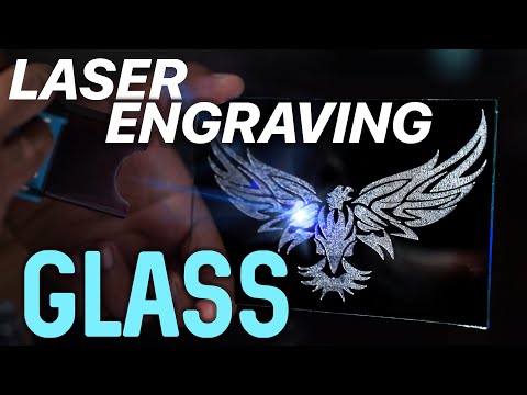 Learn How to Laser Engrave Glass like a Pro using a Diode Laser!