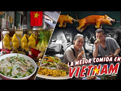 La mejor comida de Vietnam 🇻🇳 Comida callejera en Hanoi, Vietnam