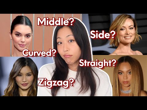 "What's the best style of hair part for my face?" Here's how to find it.