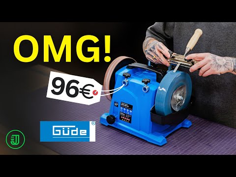 Wet grinder from Güde for 96 euros: This cheap TORMEK copy can really... 🤯 | Jonas Winkler