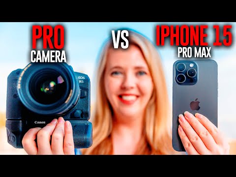 Are cameras DEAD? iPhone 15 Pro Max vs $10,000 CAMERA [FREE Giveaway!]