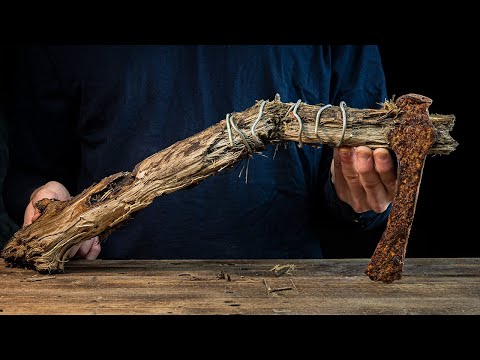 8th-9th Century Battle Axe Restoration / Medieval Weapons