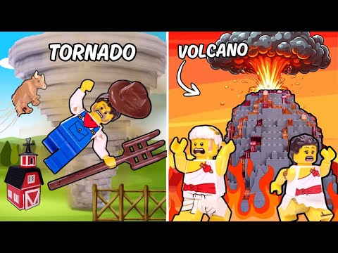 I Built Extreme Natural Disasters in Lego