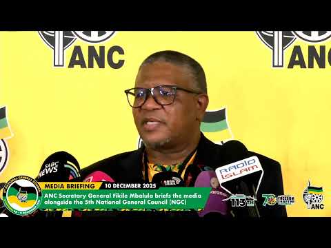 [WATCH LIVE] Media Briefing alongside the 5th National National General Council