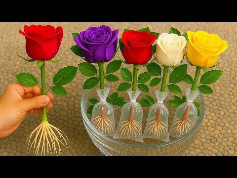ANY ROSE PETAL WILL ROOT 100 TIMES FASTER (Quick, Inexpensive Technique)