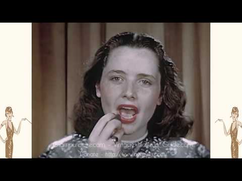 Vintage 1940s Makeup Tutorial Film - 1946