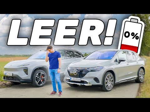 Wirklich 500 km Reichweite? Mercedes EQE SUV vs. Nio EL7