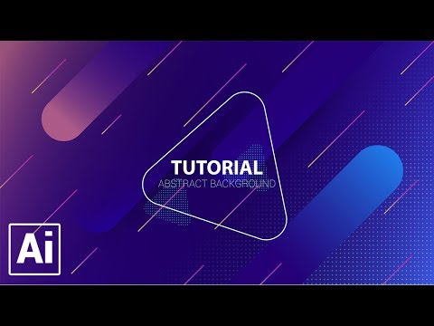 How to Create Abstract 3D Background Using Adobe Illustrator CC
