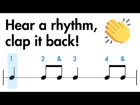 Rhythm Clap Along - Level 1 to 3  (For Beginners/Kids) 👂🎵👏