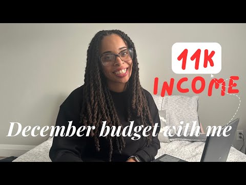 December Budget with me: Single income, 3 kids