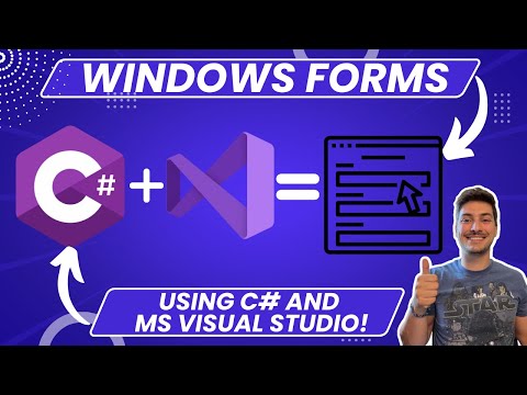 How to Design a Windows Form Project Using Microsoft Visual Studio and C# Code!