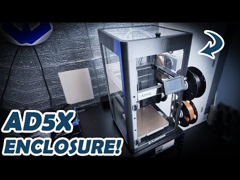Unboxing FlashForge AD5X + Enclosure Install and Print Tests!