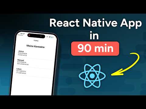 React Native Tutorial für Anfänger꞉ Lerne React Native in 90 Minuten