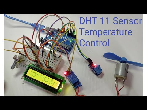 DHT 11 sensor with relay control