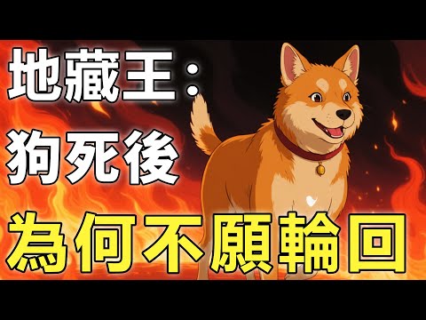 為何狗死後不願輪回？地藏王僅用一句話，令狗主人淚流滿面！【寵物|萌寵|因果】