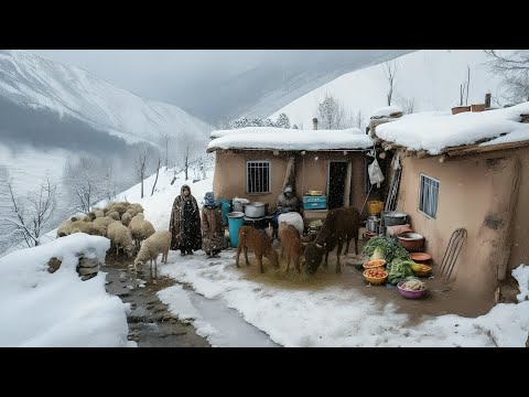How People Survive Freezing Winter in Afghanistan’s Coldest Village|Village Life & Traditional Food