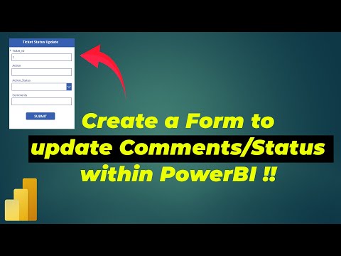Update Database from Power BI Report Using Power Apps Form | PowerApps Tutorial | MiTutorials