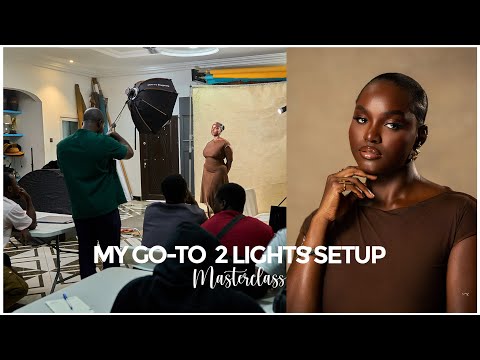 How I Teach My 2 Light Setup for Stunning Results | Full Continuous Lighting Class Breakdown💡