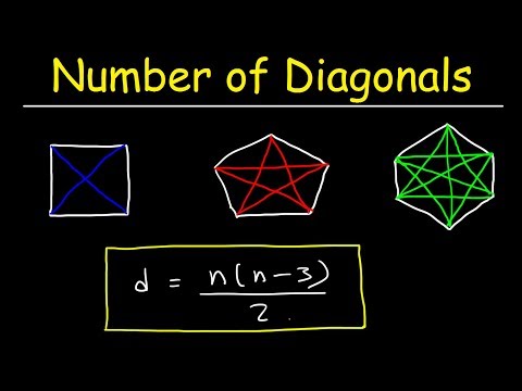 Number of Diagonals In a Regular Polygon - Geometry