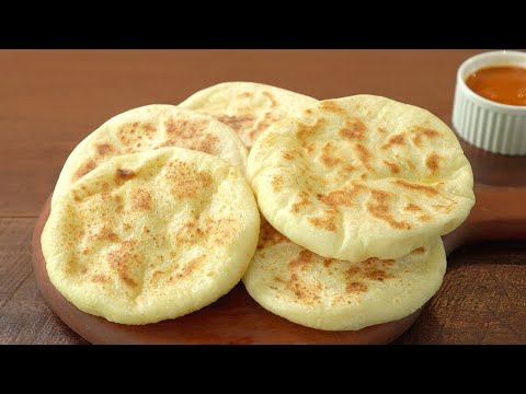 [No-Oven] Potato Cheese Flatbread :: Soft and Fluffy, Dip in Curry