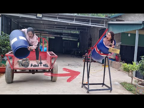 DIY: Turning a Scrap Oil Drum into a 2-in-1 Multipurpose Mixer