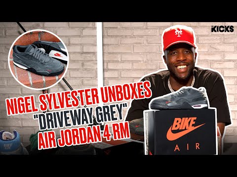 Nigel Sylvester Details His "Driveway Grey" Air Jordan 4 RM | B/R Kicks Unboxed 👟