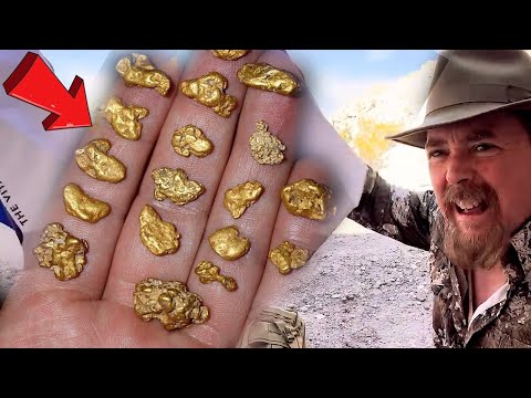 I Found a Desert Waterfall Full of Placer GOLD