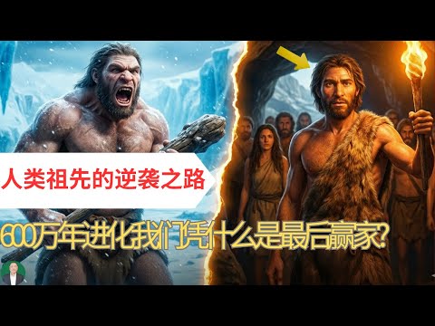 为何我们是仅存的人类？祖先智人的逆袭真相!!!人类统治地球的终极武器，竟然是“说谎”？!!人类进化的巅峰尼安德特人,比我们更强壮、更聪明，为什么灭绝的是他们？!!!